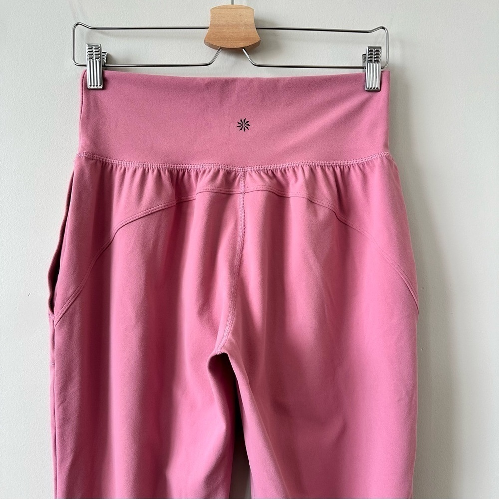 ATHLETA-SALUTATION HIGH RISE JOGGER-In Rose Pink (Size:Medium Petite) - Picture 10 of 12